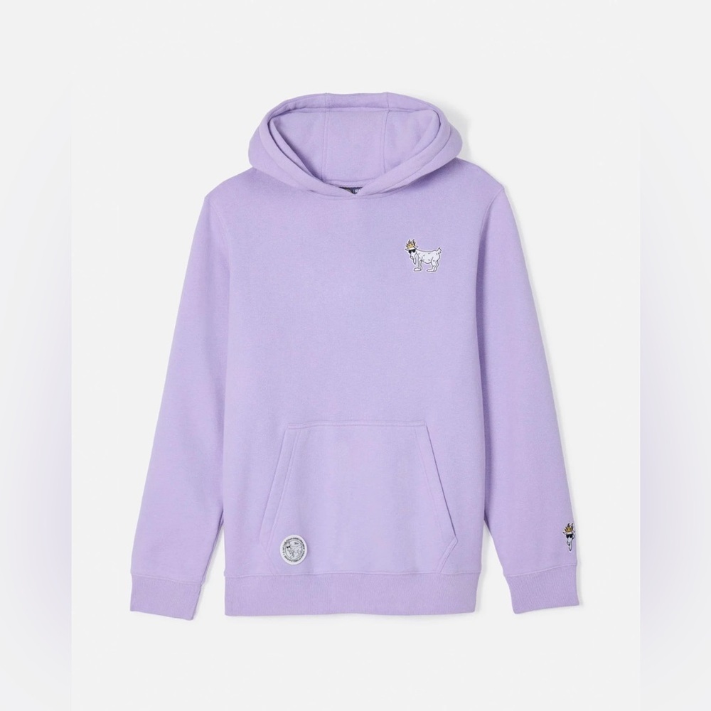 Kids Purple Goat USA Hoodie